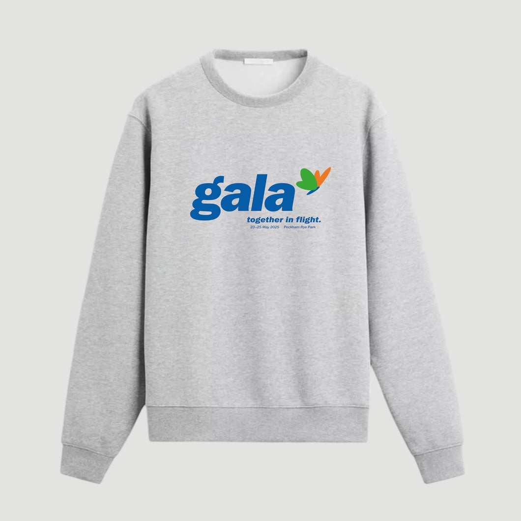GALA x UG Together in Flight Grey Marl Sweatshirt